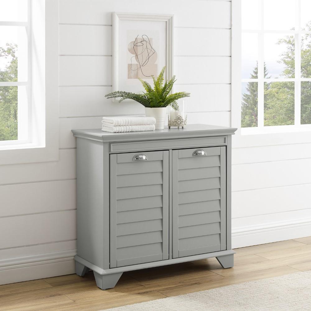 Crosley Furniture - Lydia Linen Hamper Gray - CF7003-GY veiw 8