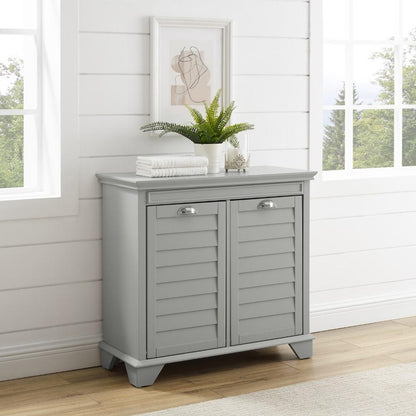 Crosley Furniture - Lydia Linen Hamper Gray - CF7003-GY veiw 8