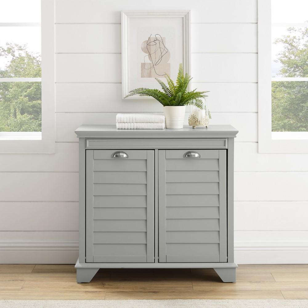 Crosley Furniture - Lydia Linen Hamper Gray - CF7003-GY veiw 10