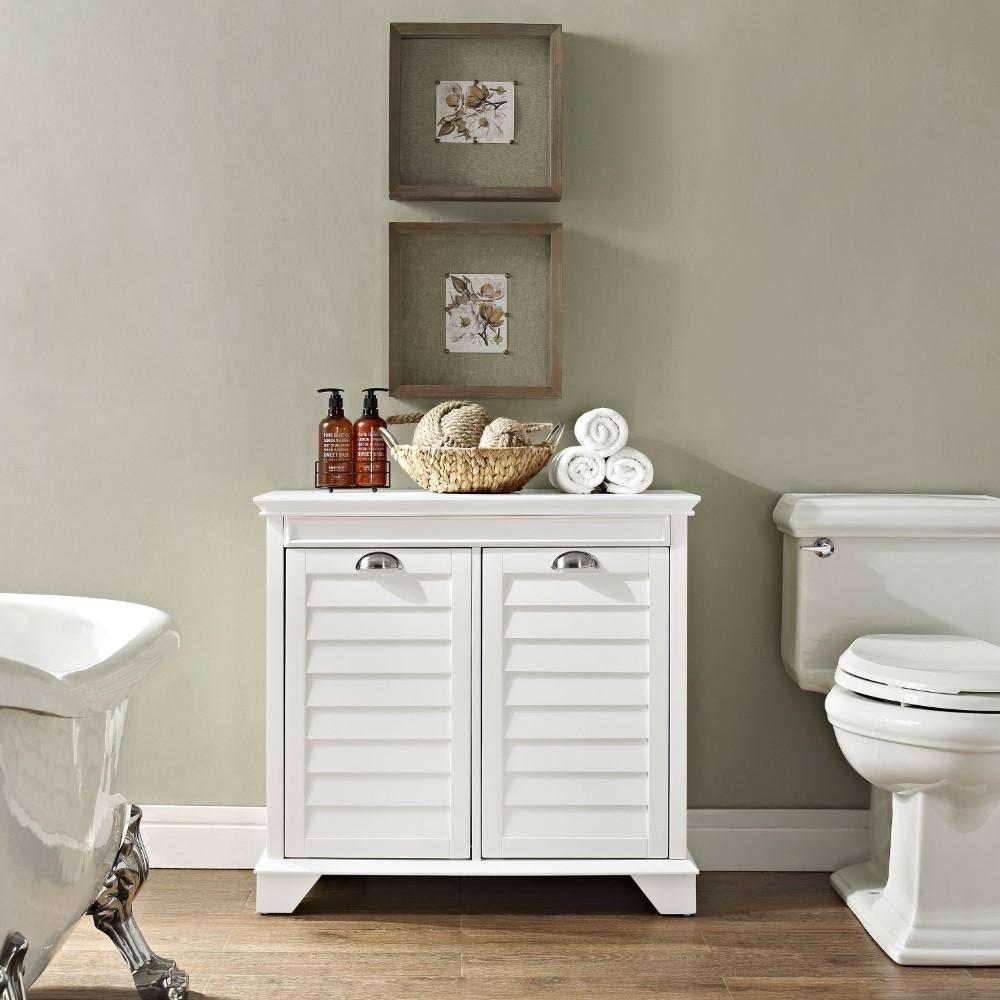 Crosley Furniture - Lydia Linen Hamper - CF7003-WH veiw 2