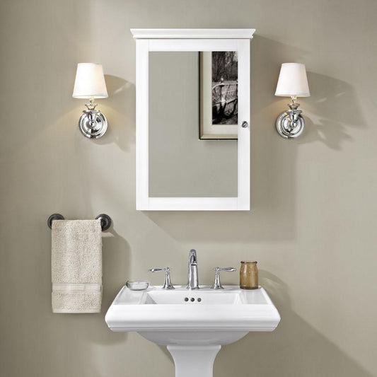 Crosley Furniture - Lydia Mirrored Wall Cabinet - CF7005-WH veiw 2