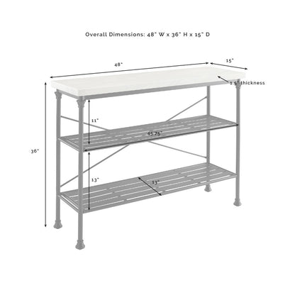 Crosley Furniture - Madeleine Console Matte Black - CF6130-MB veiw 4