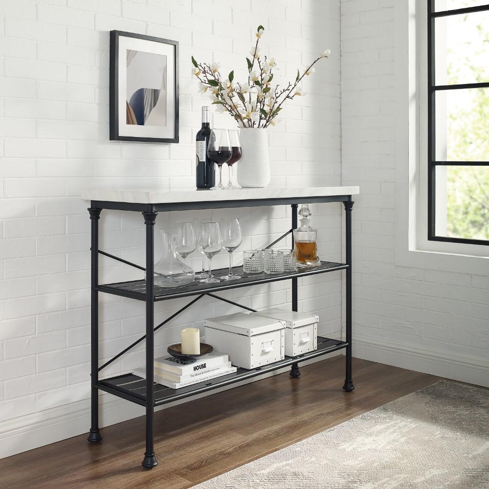 Crosley Furniture - Madeleine Console Matte Black - CF6130-MB veiw 5
