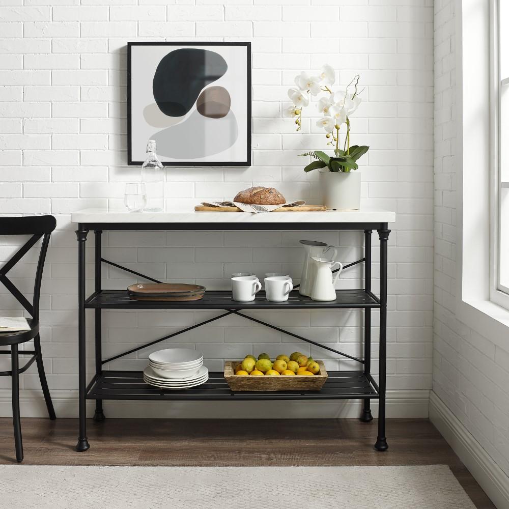 Crosley Furniture - Madeleine Console Matte Black - CF6130-MB veiw 6