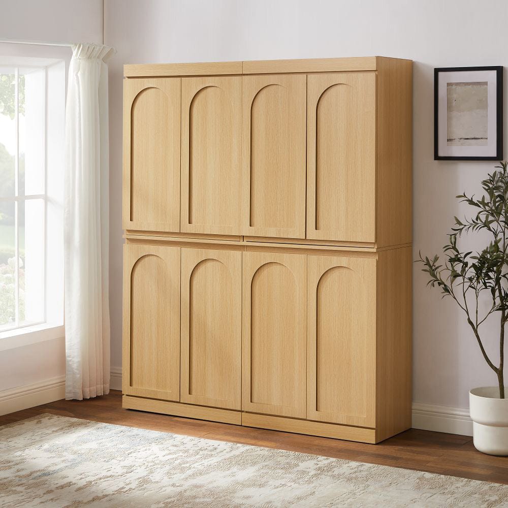 Crosley Furniture - Marco 2-Piece Kitchen Pantry Storage Cabinet Set - 2 Pantries - KF33075AH view 6
