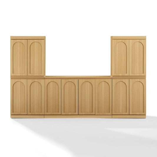 Crosley Furniture - Marco 3-Piece Entertainment Center - Sideboard & 2 Pantries - KF33018AH view 2