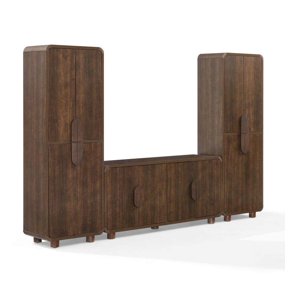 Crosley Furniture - Millie 3-Piece Sideboard And Pantry Set - Sideboard & 2 Pantries - KF33076BR view 1
