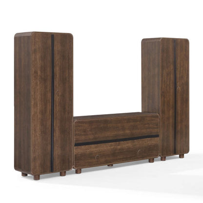 Crosley Furniture - Millie 3-Piece Sideboard And Pantry Set - Sideboard & 2 Pantries - KF33076BR view 4