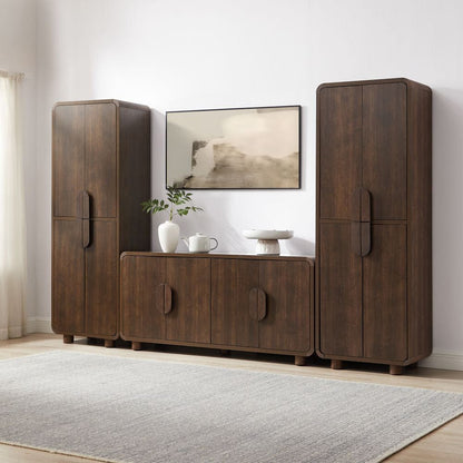 Crosley Furniture - Millie 3-Piece Sideboard And Pantry Set - Sideboard & 2 Pantries - KF33076BR view 6