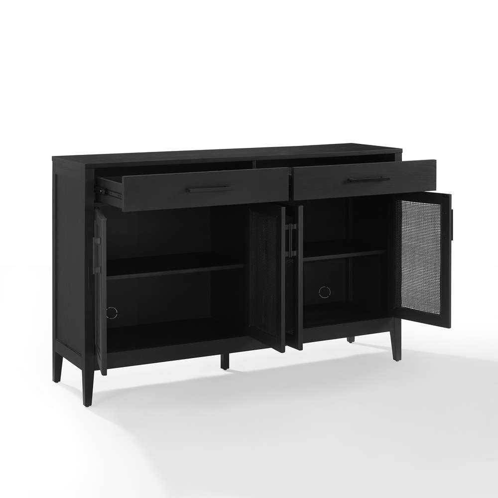 Crosley Furniture - Milo Sideboard Black - CF4215-BK veiw 4