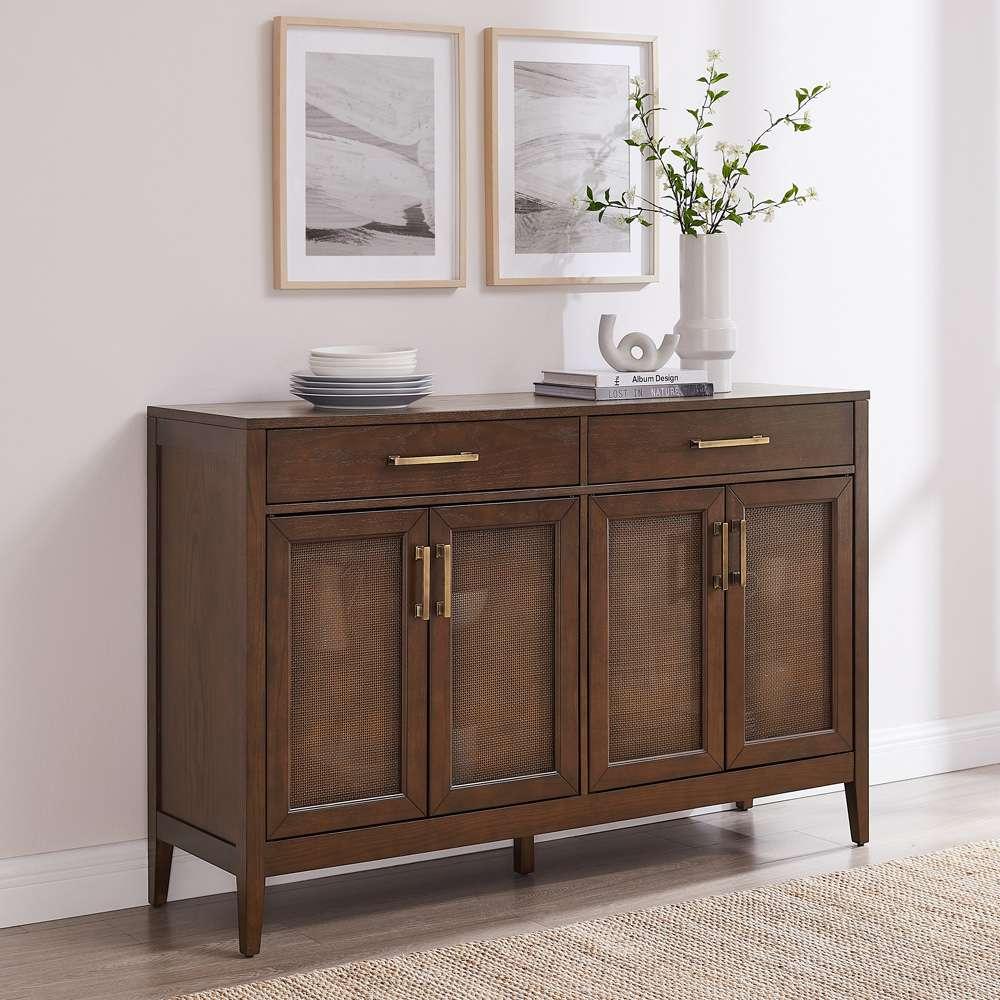 Crosley Furniture - Milo Sideboard Dark Brown - CF4215-BR veiw 2
