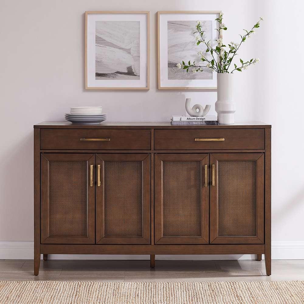 Crosley Furniture - Milo Sideboard Dark Brown - CF4215-BR veiw 3