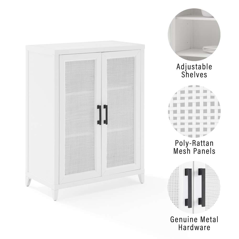Crosley Furniture Milo Stackable Storage Pantry White - CF3127-WH veiw 7