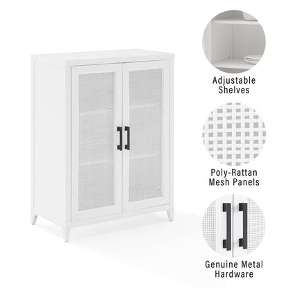Crosley Furniture Milo Stackable Storage Pantry White - CF3127-WH veiw 7