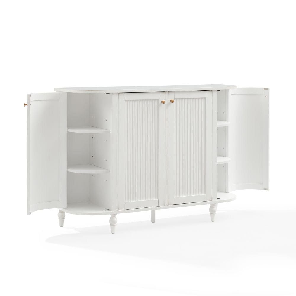 Crosley Furniture - Monique Curved Sideboard - CF4236-WH view 4