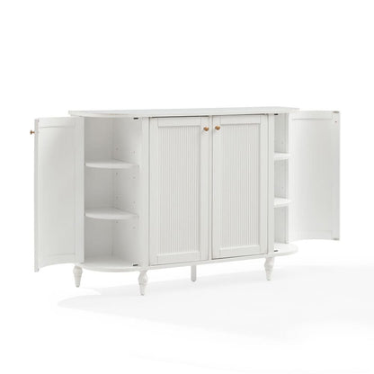 Crosley Furniture - Monique Curved Sideboard - CF4236-WH view 4