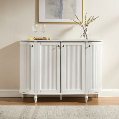 Crosley Furniture - Monique Curved Sideboard - CF4236-WH view 8