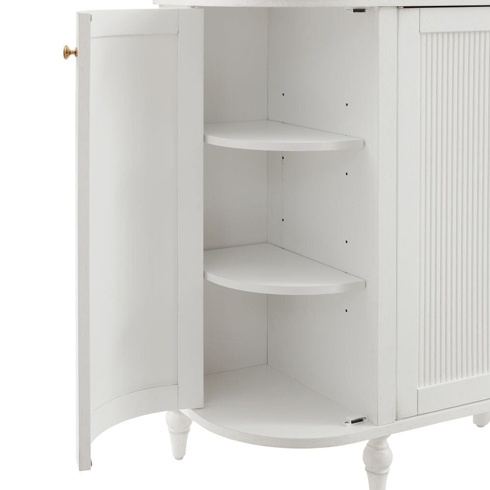 Crosley Furniture - Monique Curved Sideboard - CF4236-WH view 2