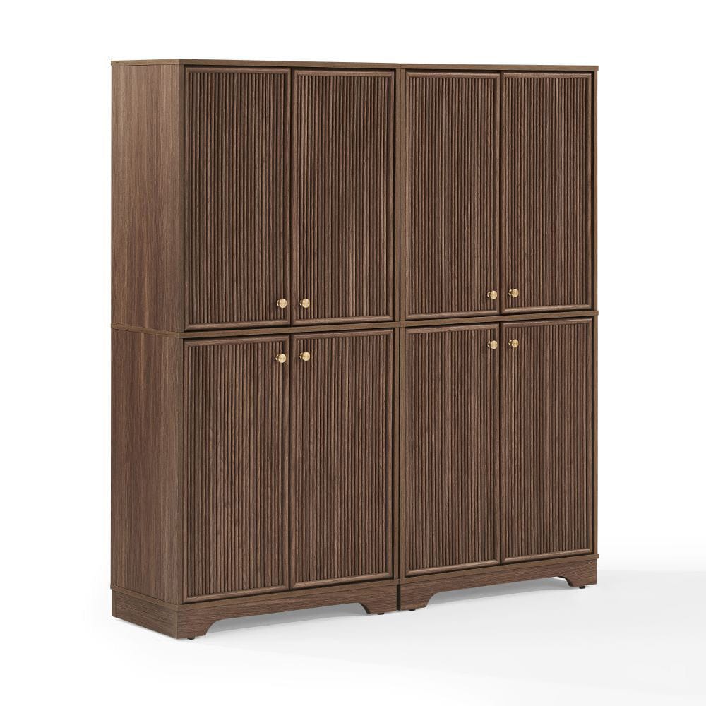 Crosley Furniture - Naomi 2-Piece Kitchen Storage Pantry Set - 2 Pantries - KF33083WA view 1