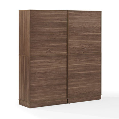 Crosley Furniture - Naomi 2-Piece Kitchen Storage Pantry Set - 2 Pantries - KF33083WA view 3