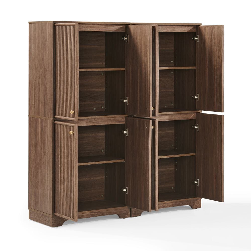 Crosley Furniture - Naomi 2-Piece Kitchen Storage Pantry Set - 2 Pantries - KF33083WA view 4