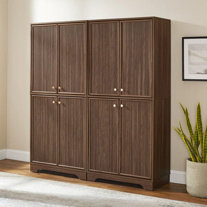 Crosley Furniture - Naomi 2-Piece Kitchen Storage Pantry Set - 2 Pantries - KF33083WA view 6