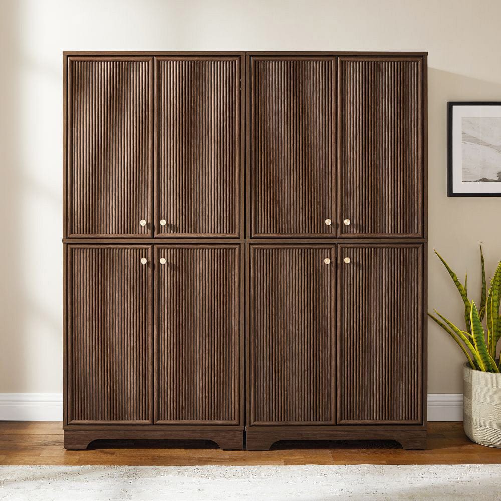 Crosley Furniture - Naomi 2-Piece Kitchen Storage Pantry Set - 2 Pantries - KF33083WA view 7