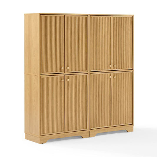 Crosley Furniture - Naomi 2-Piece Kitchen Storage Pantry Set - 2 Pantries - KF33083WO view 1
