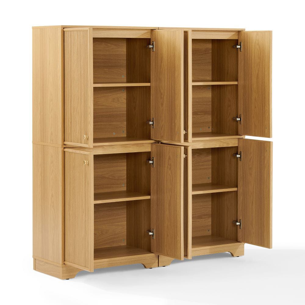Crosley Furniture - Naomi 2-Piece Kitchen Storage Pantry Set - 2 Pantries - KF33083WO view 4