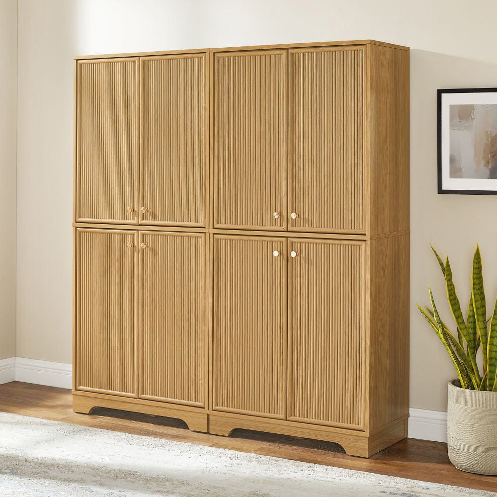 Crosley Furniture - Naomi 2-Piece Kitchen Storage Pantry Set - 2 Pantries - KF33083WO view 6
