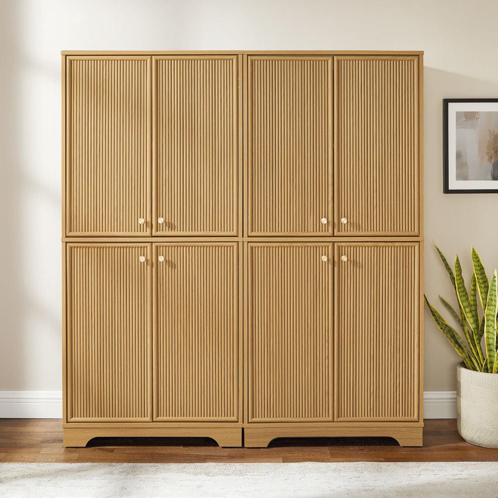 Crosley Furniture - Naomi 2-Piece Kitchen Storage Pantry Set - 2 Pantries - KF33083WO view 7