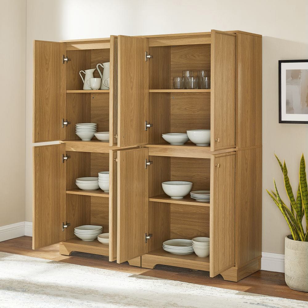 Crosley Furniture - Naomi 2-Piece Kitchen Storage Pantry Set - 2 Pantries - KF33083WO view 8