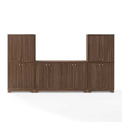 Crosley Furniture - Naomi 3-Piece Entertainment Center - Sideboard & 2 Pantries - KF33084WA view 2