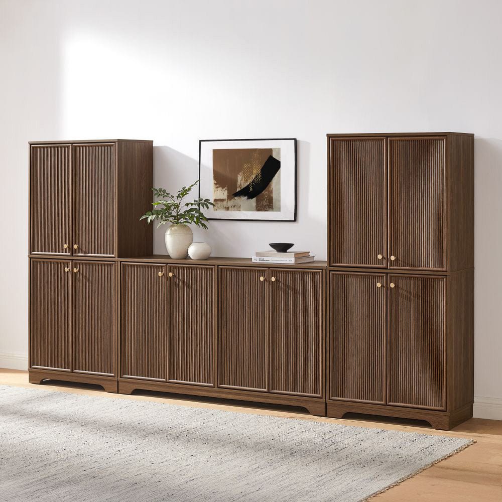 Crosley Furniture - Naomi 3-Piece Entertainment Center - Sideboard & 2 Pantries - KF33084WA view 6