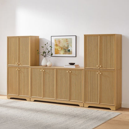 Crosley Furniture - Naomi 3-Piece Entertainment Center - Sideboard & 2 Pantries - KF33084WO view 6