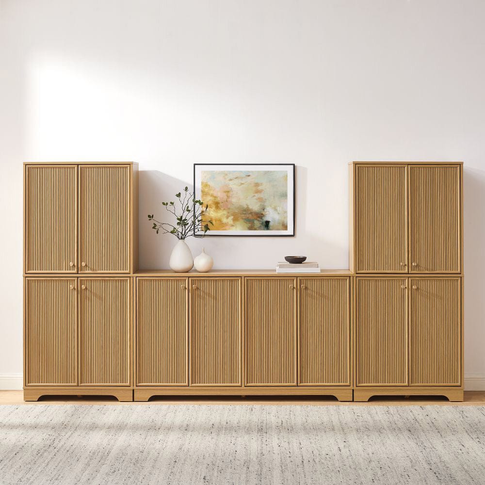 Crosley Furniture - Naomi 3-Piece Entertainment Center - Sideboard & 2 Pantries - KF33084WO view 7