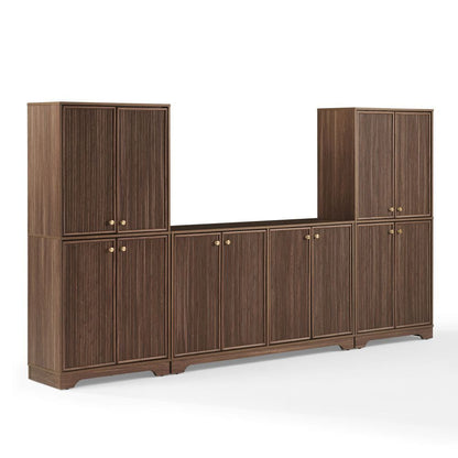 Crosley Furniture - Naomi 3-Piece Sideboard And Pantry Set - Sideboard & 2 Pantries - KF33082WA view 1