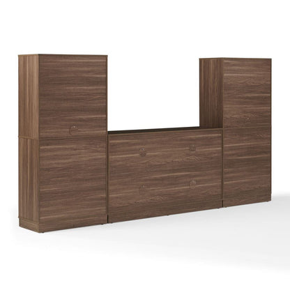 Crosley Furniture - Naomi 3-Piece Sideboard And Pantry Set - Sideboard & 2 Pantries - KF33082WA view 3