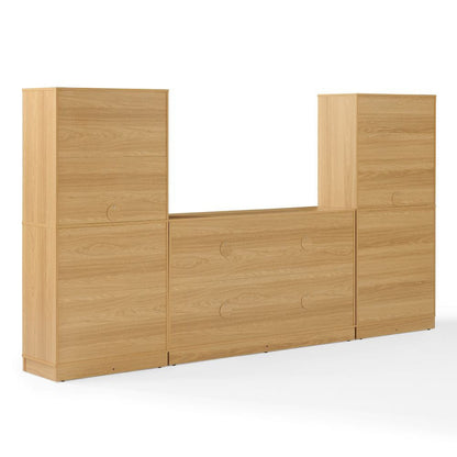 Crosley Furniture - Naomi 3-Piece Sideboard And Pantry Set - Sideboard & 2 Pantries - KF33082WO view 3