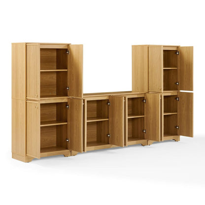 Crosley Furniture - Naomi 3-Piece Sideboard And Pantry Set - Sideboard & 2 Pantries - KF33082WO view 4