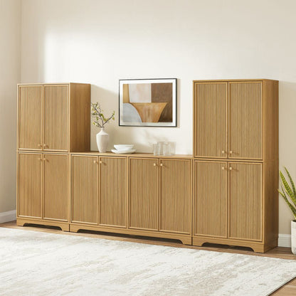 Crosley Furniture - Naomi 3-Piece Sideboard And Pantry Set - Sideboard & 2 Pantries - KF33082WO view 6