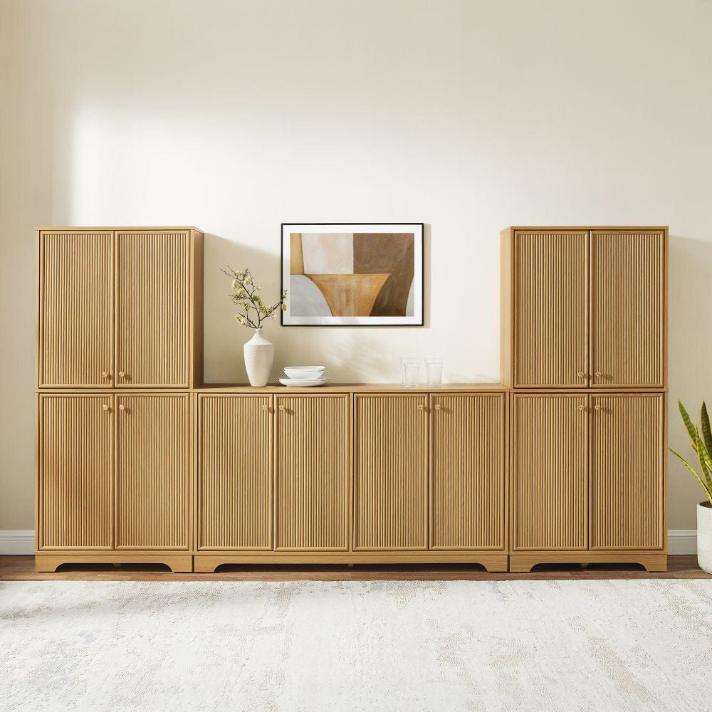 Crosley Furniture - Naomi 3-Piece Sideboard And Pantry Set - Sideboard & 2 Pantries - KF33082WO view 7
