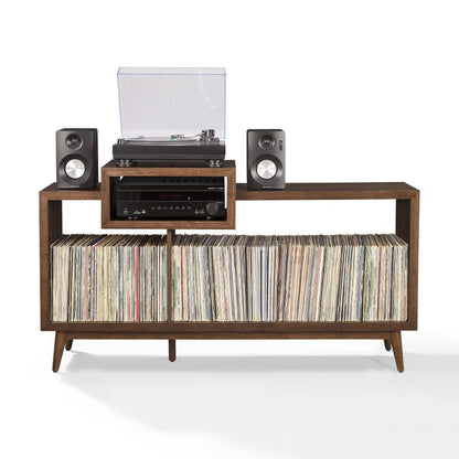 Crosley Furniture - Nashville Large Record Player Stand With Vinyl Storage - CF1166-BR view 7