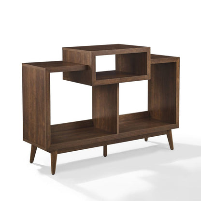 Crosley Furniture - Nashville Medium Record Player Stand With Vinyl Storage - CF1165-BR view 1