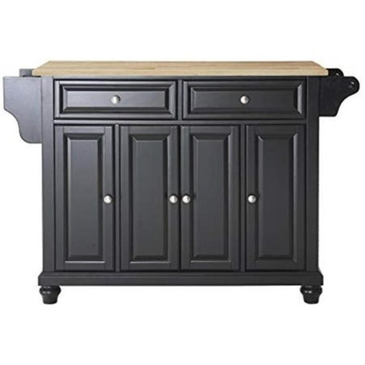 Crosley Furniture - Natural Wood Top Kitchen Cart/Island - KF30001EGY veiw 1