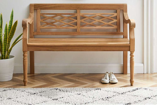 Crosley Furniture - Olivier Indoor/Outdoor Teak Bench Teak - CO7381-TK veiw 1