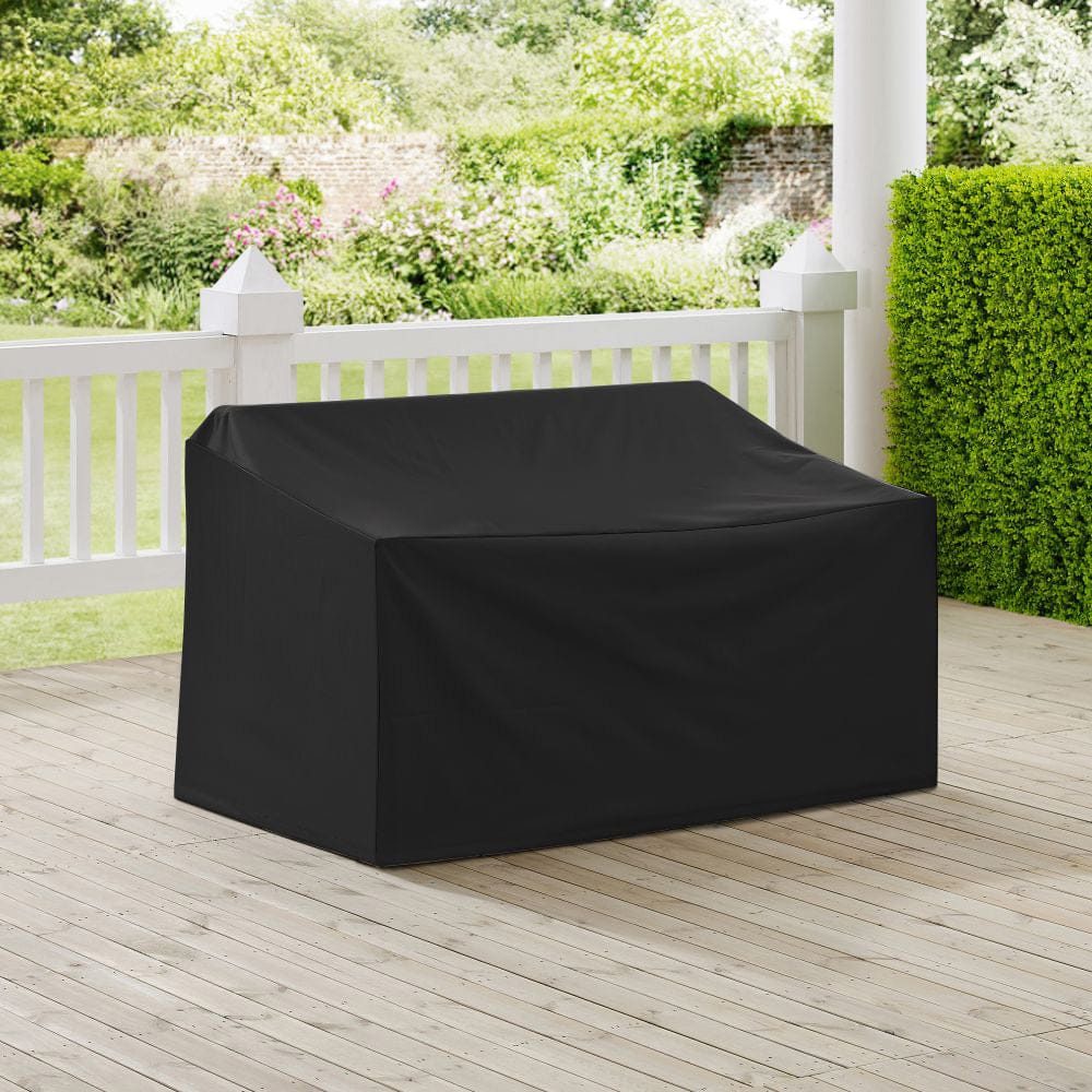 Crosley Furniture - Outdoor Loveseat Furniture Cover - CO7501-BK view 6