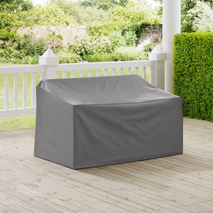 Crosley Furniture - Outdoor Loveseat Furniture Cover Gray - CO7501-GY veiw 4