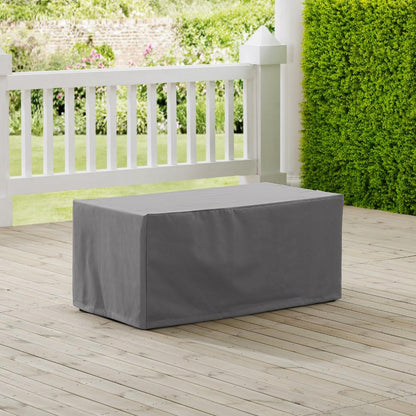 Crosley Furniture - Outdoor Rectangular Table Furniture Cover Gray - CO7502-GY veiw 4
