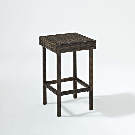 Crosley Furniture - Palm Harbor Outdoor Wicker 24in Counter Height Stool (Set of 2) - CO7107-BR veiw 1